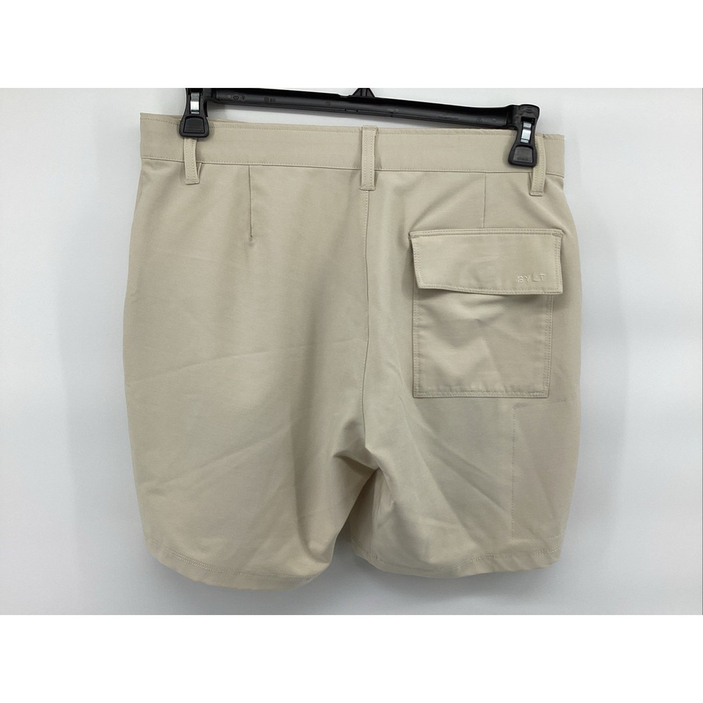 BYLT Premium Basics Everyday Shorts Mens Golf Bone Off-White Size 33 - Picture 2 of 8